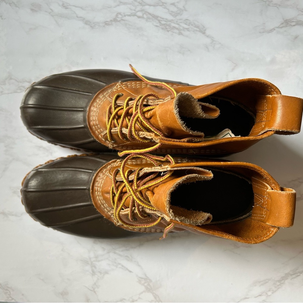 Mens L.L. Bean 6" Duck Boots Size 8 Wide